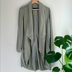 Sage green spring duster